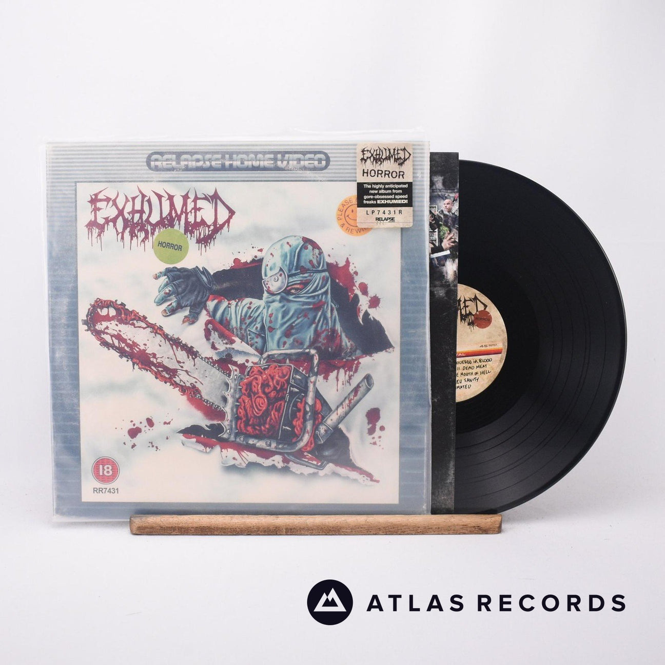 Exhumed Horror LP Vinyl Record - Front Cover & Record