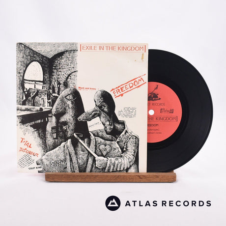 Exile In The Kingdom Freedom 7" Vinyl Record - Front Cover & Record
