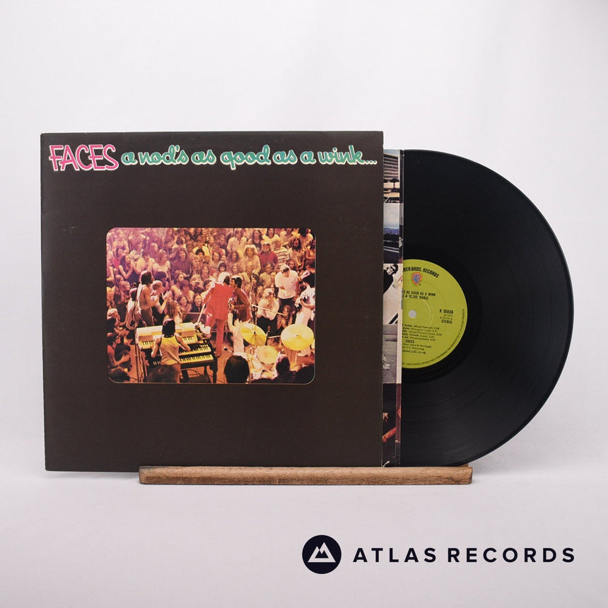 Faces A Nod's As Good As A Wink...To A Blind Horse LP Vinyl Record - Front Cover & Record
