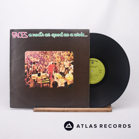 Faces A Nod's As Good As A Wink...To A Blind Horse LP Vinyl Record - Front Cover & Record