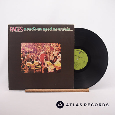 Faces A Nod's As Good As A Wink...To A Blind Horse LP Vinyl Record - Front Cover & Record