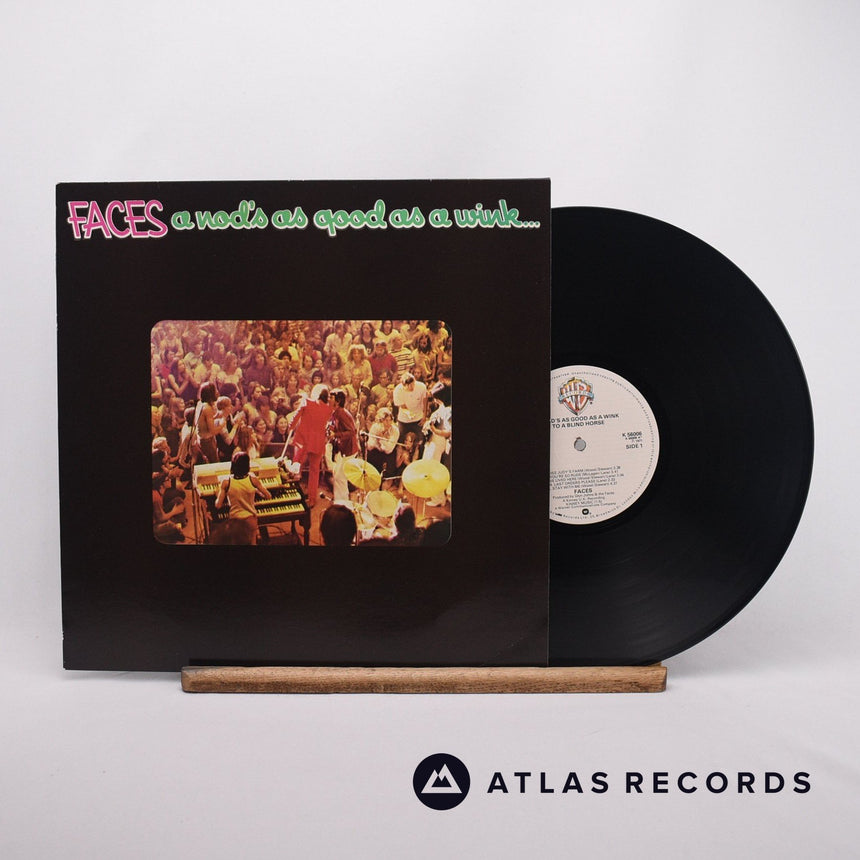 Faces A Nod's As Good As A Wink...To A Blind Horse LP Vinyl Record - Front Cover & Record