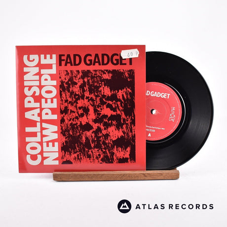 Fad Gadget Collapsing New People 7" Vinyl Record - Front Cover & Record