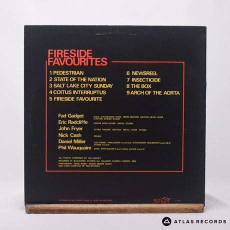 Fad Gadget - Fireside Favourites - A B2 LP Vinyl Record - VG+/VG+