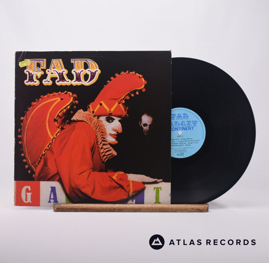 Fad Gadget Incontinent LP Vinyl Record - Front Cover & Record