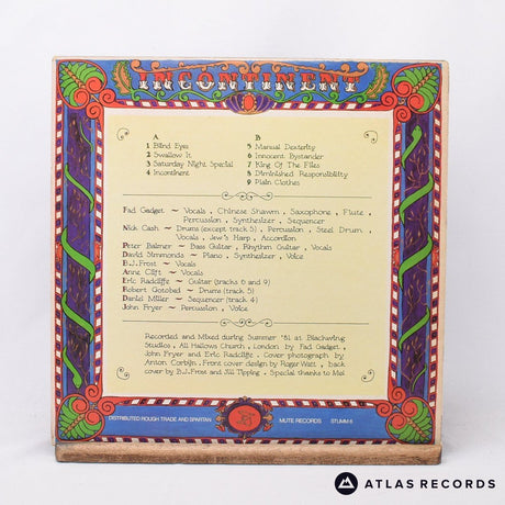 Fad Gadget - Incontinent - 6 A1 6 B1 LP Vinyl Record - VG+/VG+