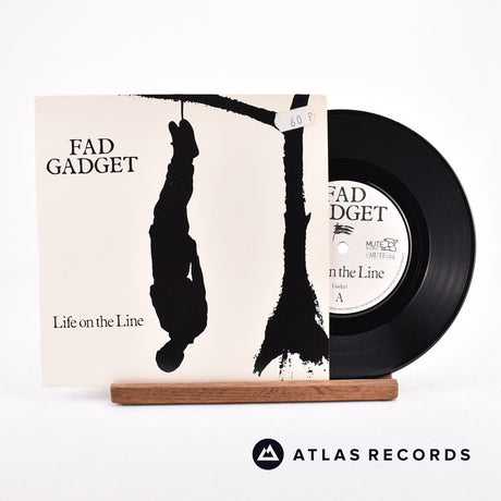 Fad Gadget Life On The Line 7" Vinyl Record - Front Cover & Record