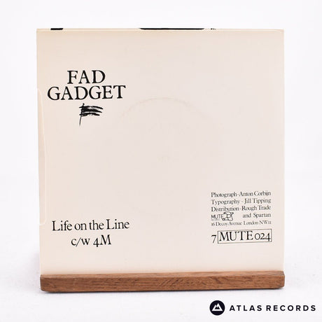 Fad Gadget - Life On The Line - 7" Vinyl Record - VG+/EX