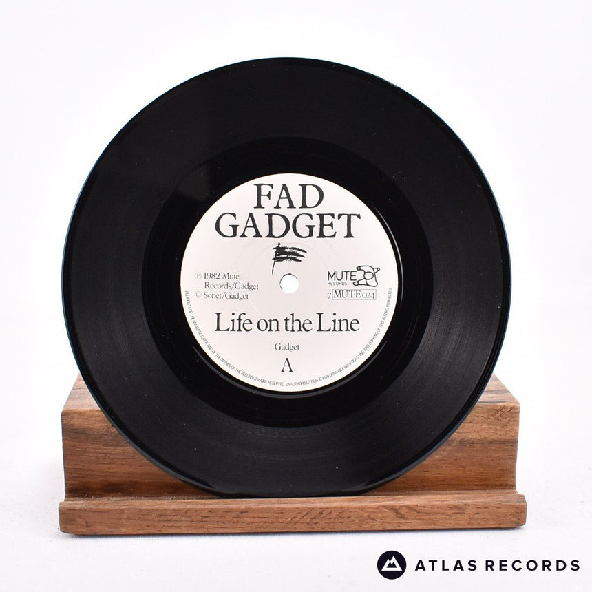 Fad Gadget - Life On The Line - 7" Vinyl Record - VG+/EX