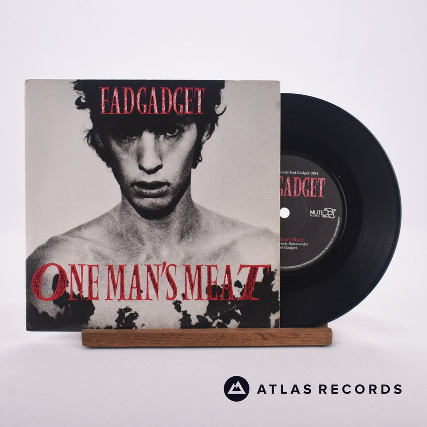 Fad Gadget One Man's Meat 7" Vinyl Record - Front Cover & Record