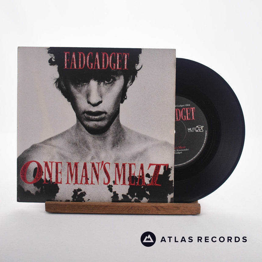 Fad Gadget One Man's Meat 7" Vinyl Record - Front Cover & Record