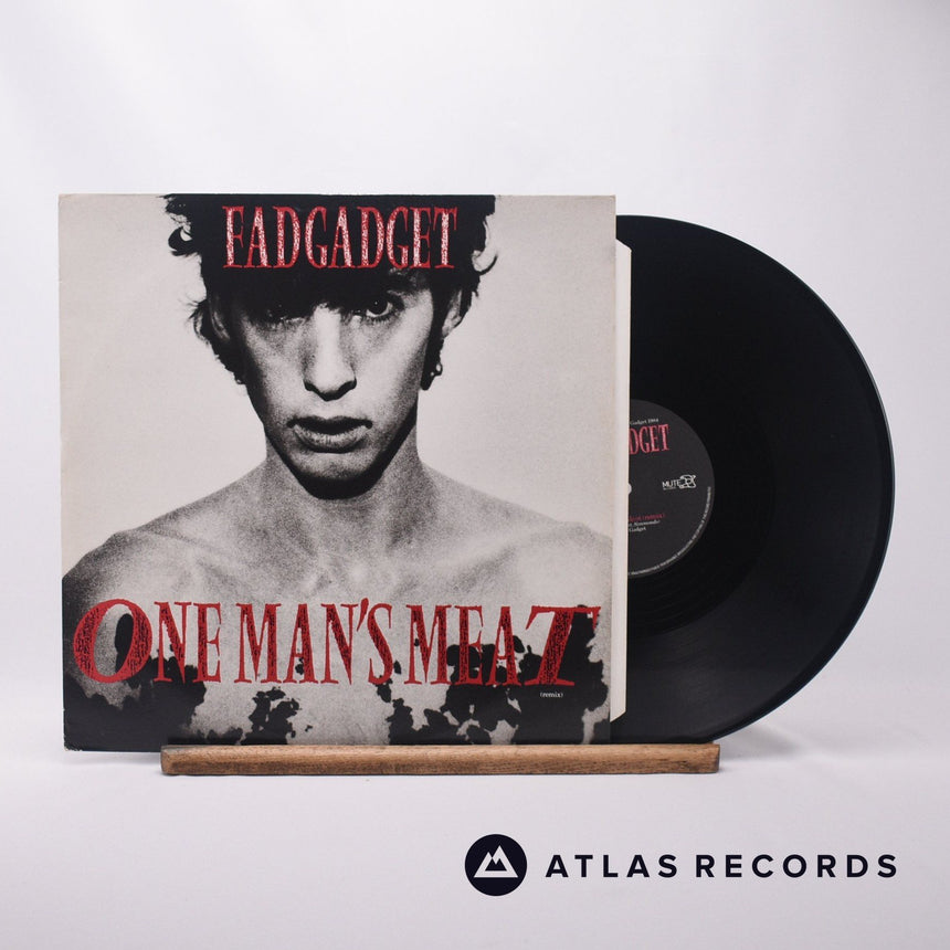 Fad Gadget One Man's Meat 12" Vinyl Record - Front Cover & Record