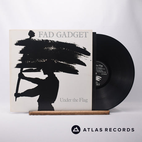 Fad Gadget Under The Flag LP Vinyl Record - Front Cover & Record