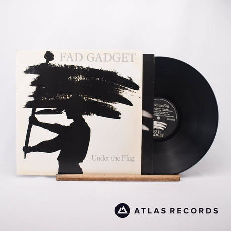 Fad Gadget Under The Flag LP Vinyl Record - Front Cover & Record