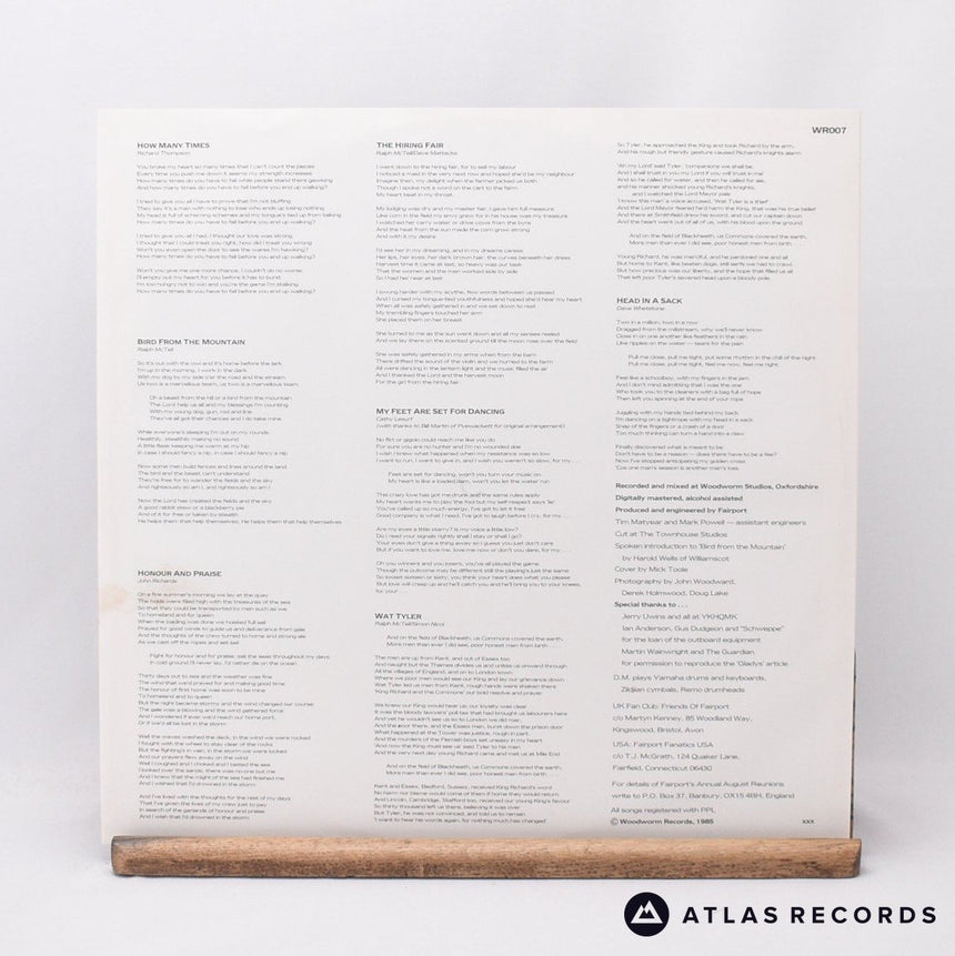 Fairport Convention - Gladys' Leap - A* B1* LP Vinyl Record - EX/EX