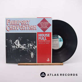 Fairport Convention House Full - Fairport Convention Live In L.A. 1970 LP Vinyl Record - Front Cover & Record