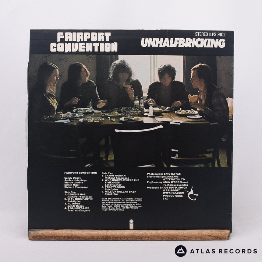 Fairport Convention - Unhalfbricking - Reissue A-5 B LP Vinyl Record - EX/VG+