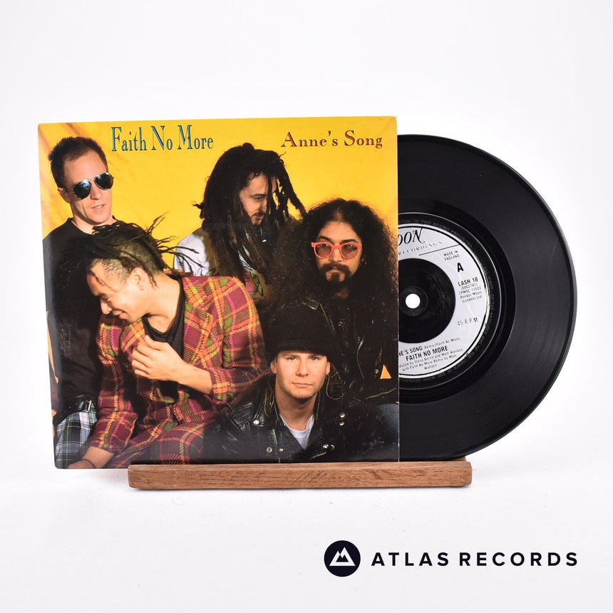 Faith No More Anne's Song 7" Vinyl Record - Front Cover & Record