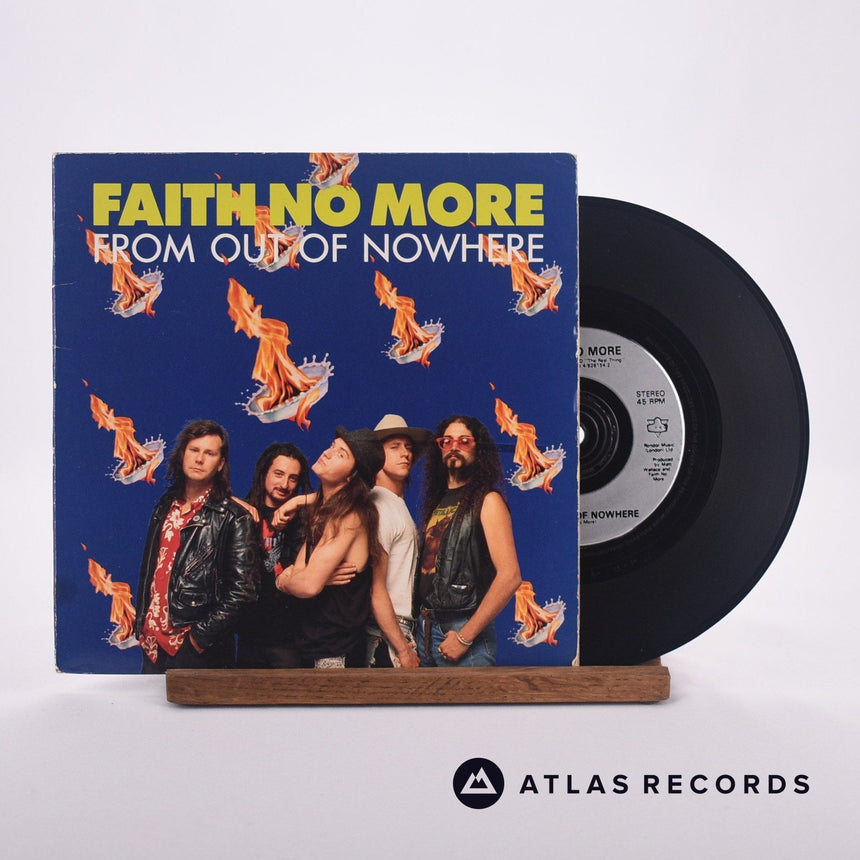 Faith No More From Out Of Nowhere 7" Vinyl Record - Front Cover & Record