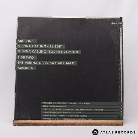 Falco - Vienna Calling (86 Tourist Sax Mixes) - Bilbo 12" Vinyl Record - EX/EX