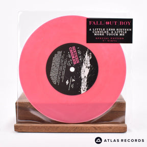 Fall Out Boy A Little Less Sixteen Candles, A Little More 'Touch Me' 7" Vinyl Record - Front Cover & Record