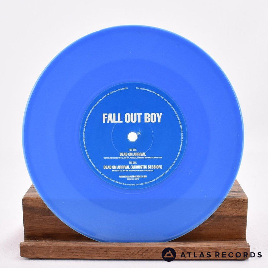 Fall Out Boy - Dead On Arrival - Blue 7" Vinyl Record - NM/NM