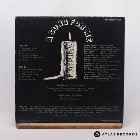 Family - A Song For Me - First Uk Press Gatefold A-2 B-2 LP Vinyl Record - VG/EX