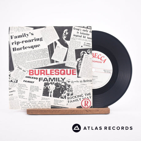 Family Burlesque 7" Vinyl Record - Front Cover & Record