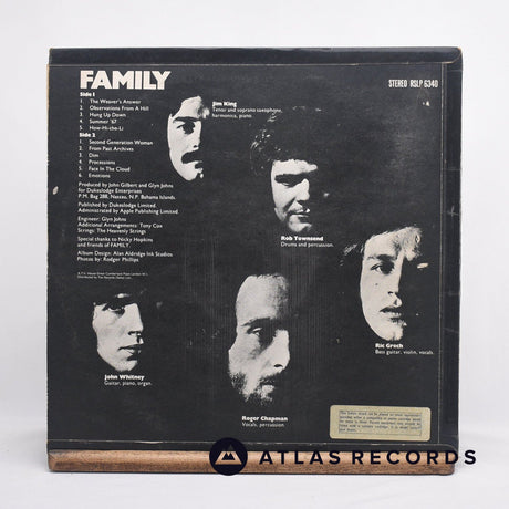 Family - Family Entertainment - Poster LP Vinyl Record - VG/VG+