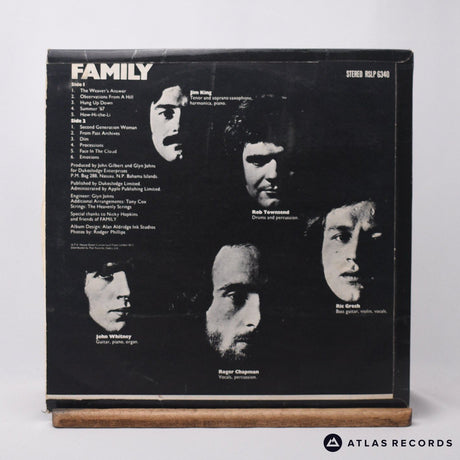 Family - Family Entertainment - a-2 b-2 LP Vinyl Record - VG+/VG+