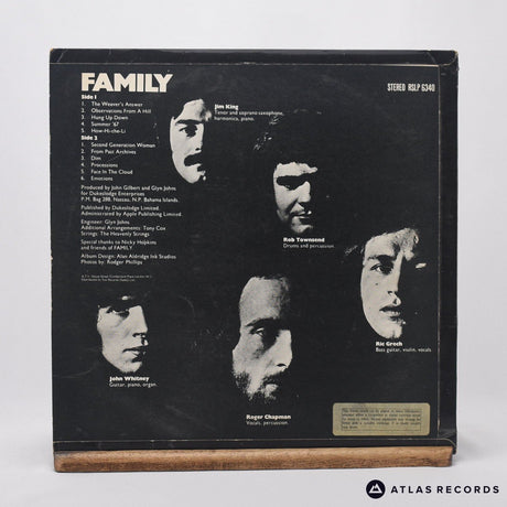 Family - Family Entertainment - LP Vinyl Record - VG+/VG