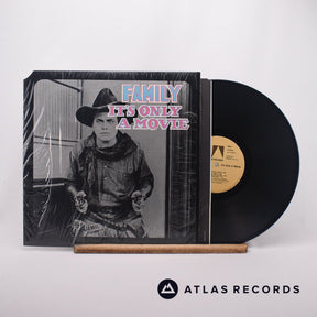 Family It's Only A Movie LP Vinyl Record - Front Cover & Record