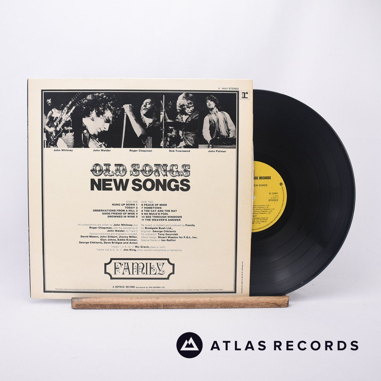 Family Old Songs, New Songs LP Vinyl Record - Front Cover & Record