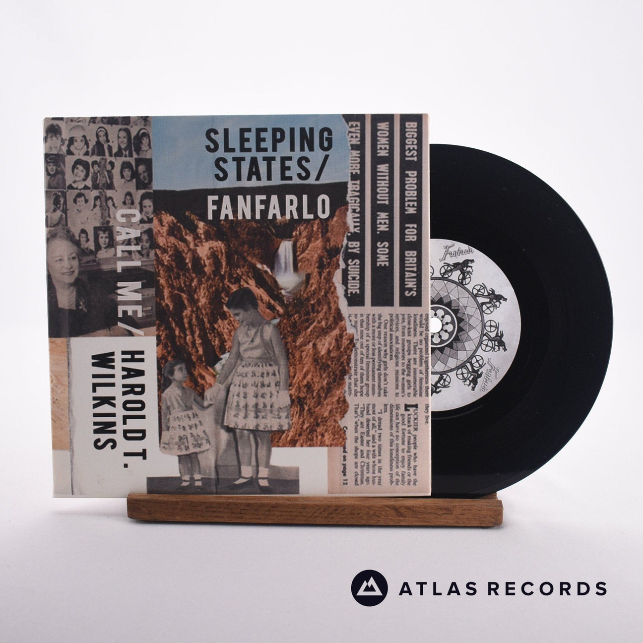 Fanfarlo Call Me 7" Vinyl Record - Front Cover & Record