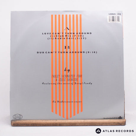 Farley "Jackmaster" Funk - Love Can't Turn Around - 12" Vinyl Record - EX/EX