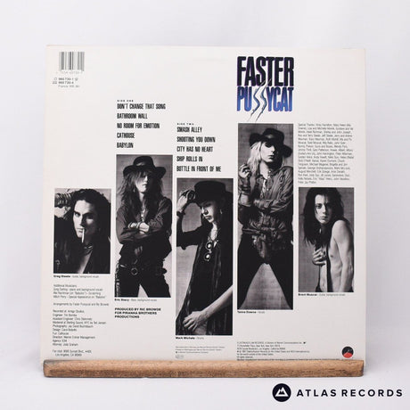 Faster Pussycat - Faster Pussycat - A2 B LP Vinyl Record - EX/EX