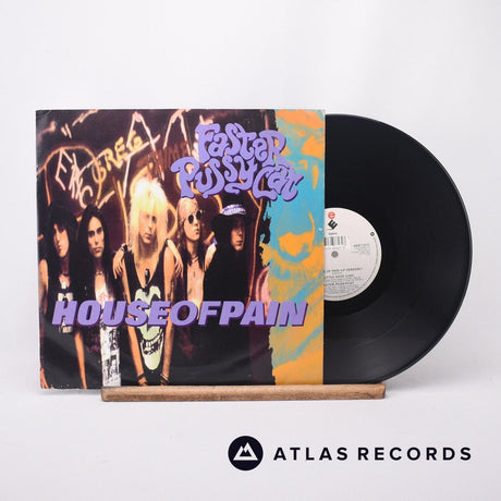 Faster Pussycat House Of Pain 12" Vinyl Record - Front Cover & Record