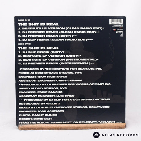 Fat Joe - The Shit Is Real - Us A B 12" Vinyl Record - EX/EX