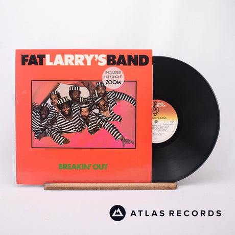 Fat Larry's Band Breakin' Out LP Vinyl Record - Front Cover & Record