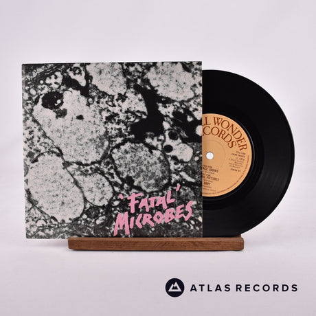 Fatal Microbes Violence Grows 7" Vinyl Record - Front Cover & Record
