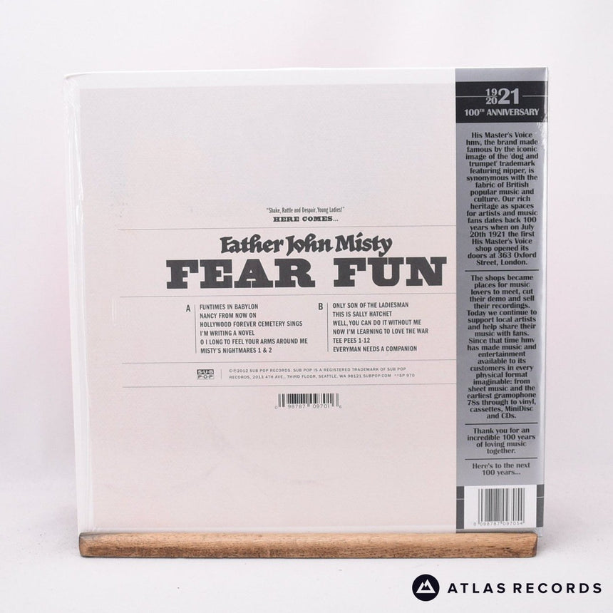 Father John Misty - Fear Fun - Orange Neon Insert A B1 LP Vinyl Record - NM/NM