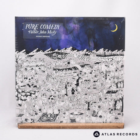 Father John Misty Pure Comedy 2 x LP Vinyl Record - Front Cover & Record