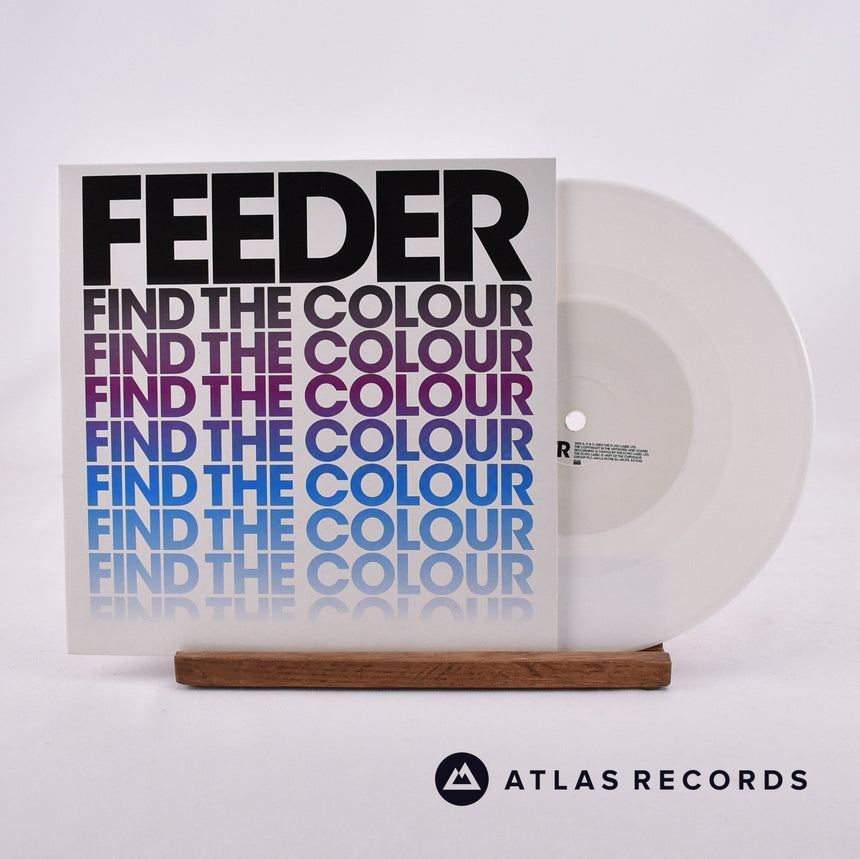 Feeder Find The Colour 7" Vinyl Record - Front Cover & Record