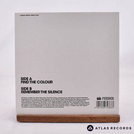 Feeder - Find The Colour - White Marbled Limited Edition 7" Vinyl Record - NM/NM