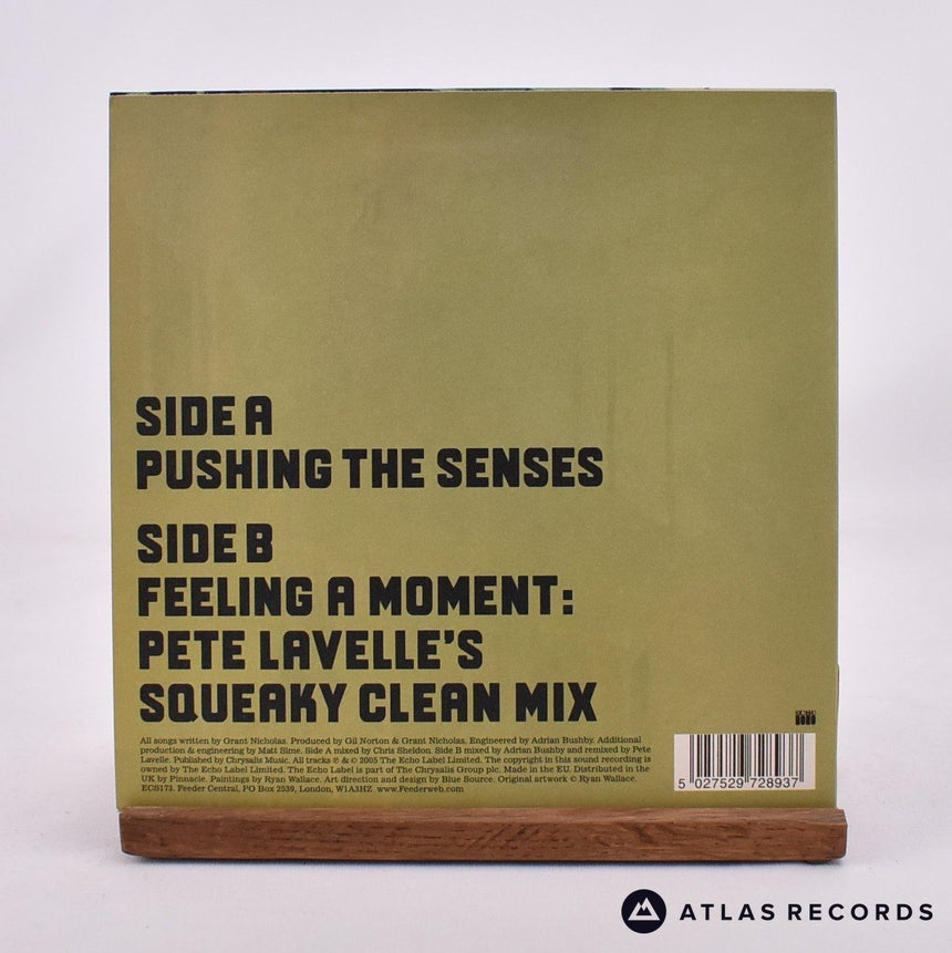 Feeder - Pushing The Senses - White 7" Vinyl Record - NM/NM