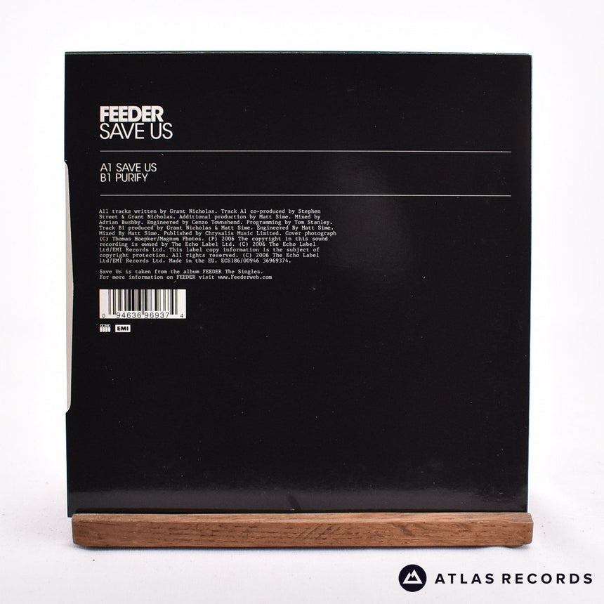 Feeder - Save Us - White Limited Edition 7" Vinyl Record - NM/NM