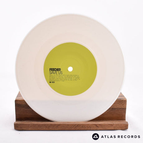 Feeder - Save Us - White Limited Edition 7" Vinyl Record - NM/NM