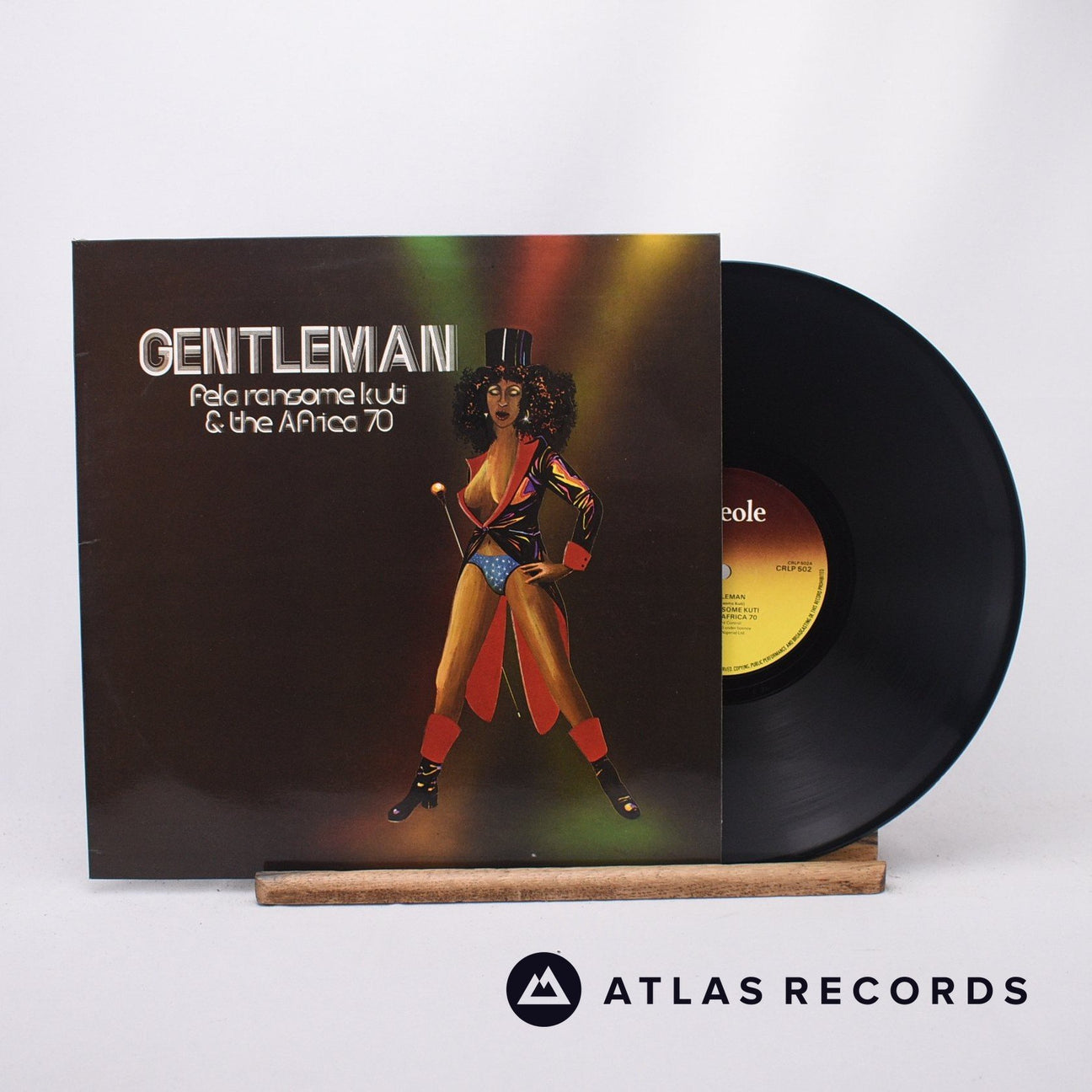 Fela Kuti Gentleman LP Vinyl Record - Front Cover & Record