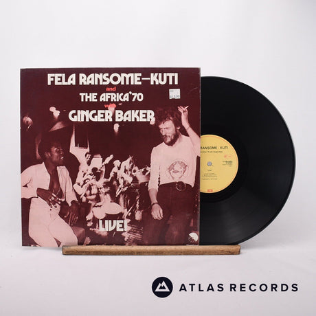 Fela Kuti Live! LP Vinyl Record - Front Cover & Record