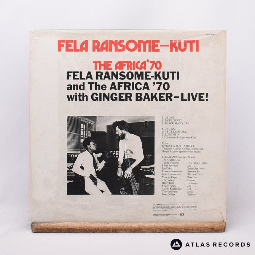 Fela Kuti - Live! - Reissue LP Vinyl Record - EX/EX